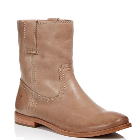Frye Shoes - Frye Anna short leather boots . New 8.5 Ash color